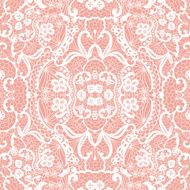 Lace seamless pattern with flowers N54