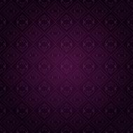 Vintage Pattern Wallpaper Purple Color N2