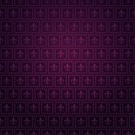 Vintage Pattern Wallpaper Purple Color N3
