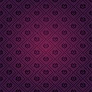 Vintage Pattern Wallpaper Purple Color N5