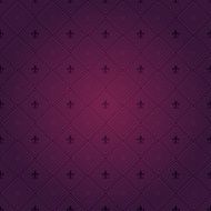 Vintage Pattern Wallpaper Purple Color N7