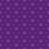 Vintage Pattern Wallpaper Purple Color N22