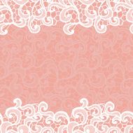 Vintage lace invitation card N7