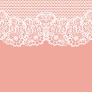 Vintage lace invitation card N8