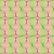 Seamless pattern of colored lines