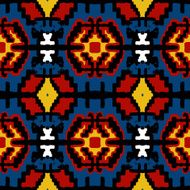 Native american geometric pattern N7