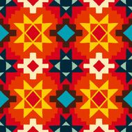 Native american geometric pattern N8
