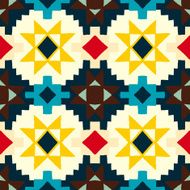 Native american geometric pattern N9