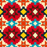 Native american geometric pattern N10