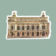 Opera Garnier Paris France Vector illustration