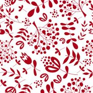 Floral vintage flower pattern vector