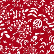 Floral vintage flower pattern vector N2