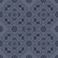 Seamless Pattern Vintage Wallpaper N56
