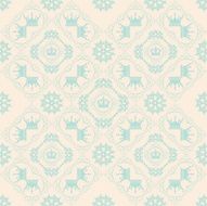 Seamless Pattern Vintage Wallpaper N58