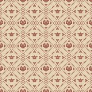Seamless Pattern Vintage Wallpaper N80