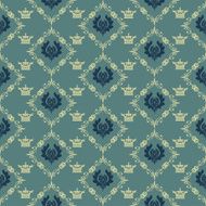 Seamless Pattern Vintage Wallpaper N111