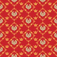 Seamless Pattern Vintage Wallpaper N113