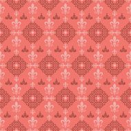 Seamless Pattern Vintage Wallpaper N117