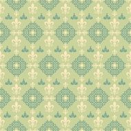 Seamless Pattern Vintage Wallpaper N118