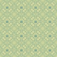 Seamless Pattern Vintage Wallpaper N127