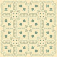 Seamless Pattern Vintage Wallpaper N130