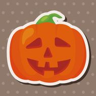 Halloween pumpkin theme elements N12