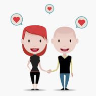 Couple Concept illustration N2