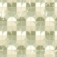 Geometric vintage seamless pattern with aged grunge texture