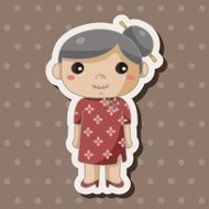 family grandmother character theme elements N29