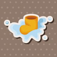 rainy boots theme elements N5