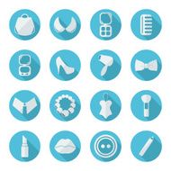 Flat concept set modern design fashion beauty jewelry N4