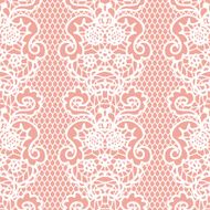 Lace seamless pattern with flowers N61