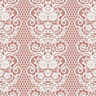 Lace seamless pattern with flowers N65