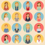 business people character
