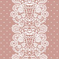 Lace seamless pattern with flowers N70