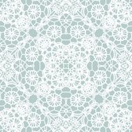 Lace white seamless mesh pattern N14