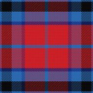 vector seamless red and blue Scottish tartan