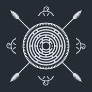 native ethnic art symbol