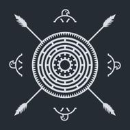 native ethnic art symbol N2