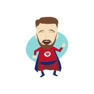 Superhero Cartoon N20