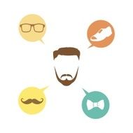 hipster retro geek