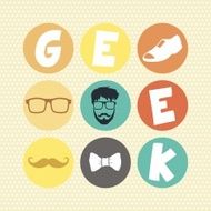 hipster retro geek N17