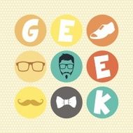 hipster retro geek N23