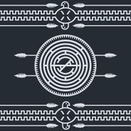 native ethnic art symbol N9