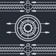 native ethnic art symbol N10
