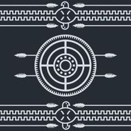 native ethnic art symbol N12