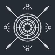 native ethnic art symbol N16