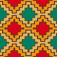 Vector navajo tribal ornament N6