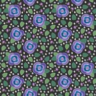 lovely pansy seamless pattern N2