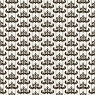 Seamless pattern Vector Retro N5